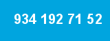 934 192 71 52 934 192 71 52